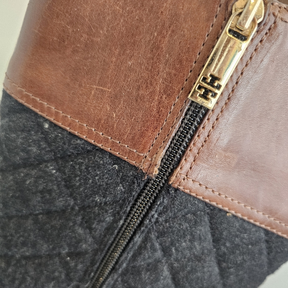 TORY BURCH ROSALIE Quilted Riding Boots - Picture 8 of 14